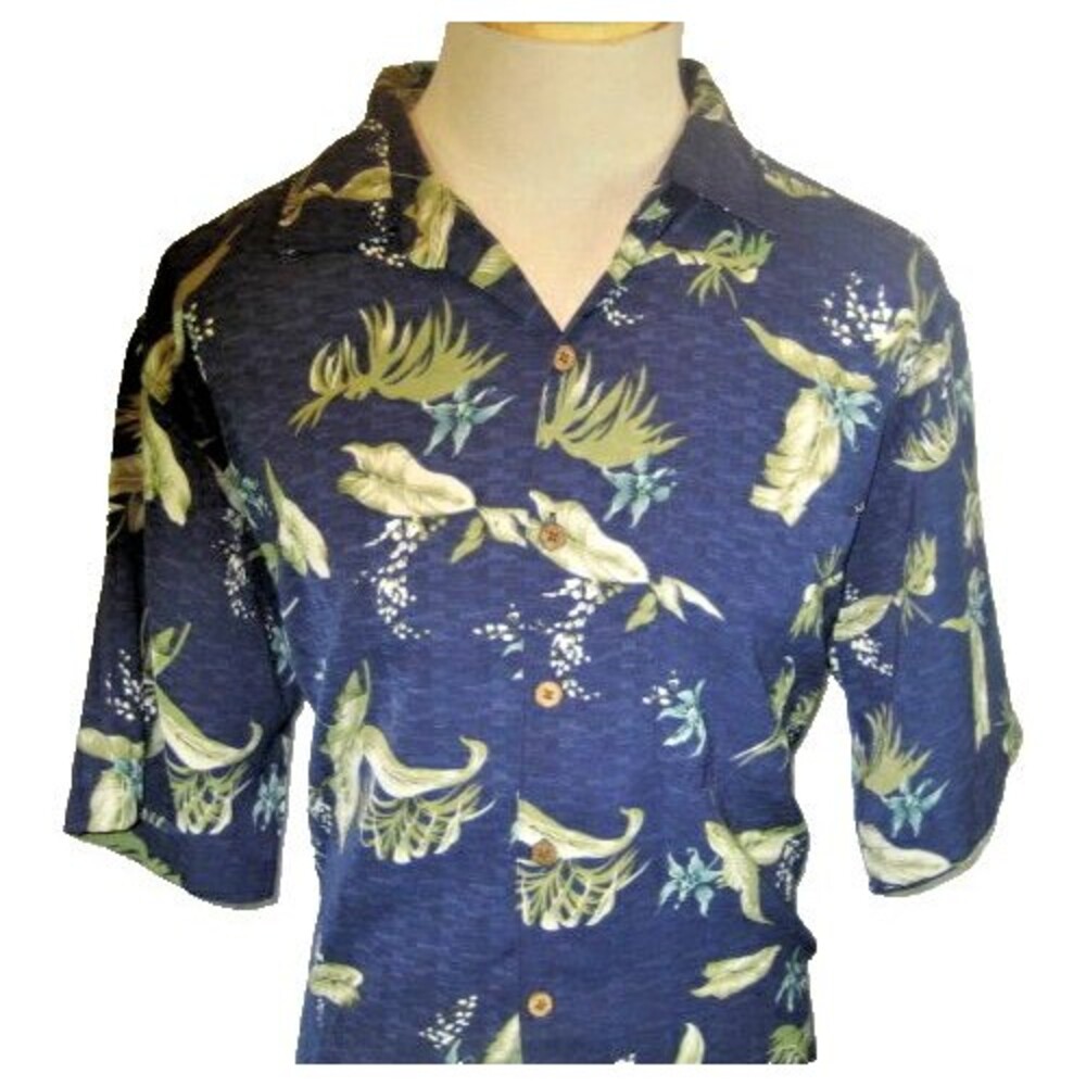 Mens Premier Multicolor Aloha Hawaiian Island Cotton SS Casual Shirt sz XL - Picture 2 of 4